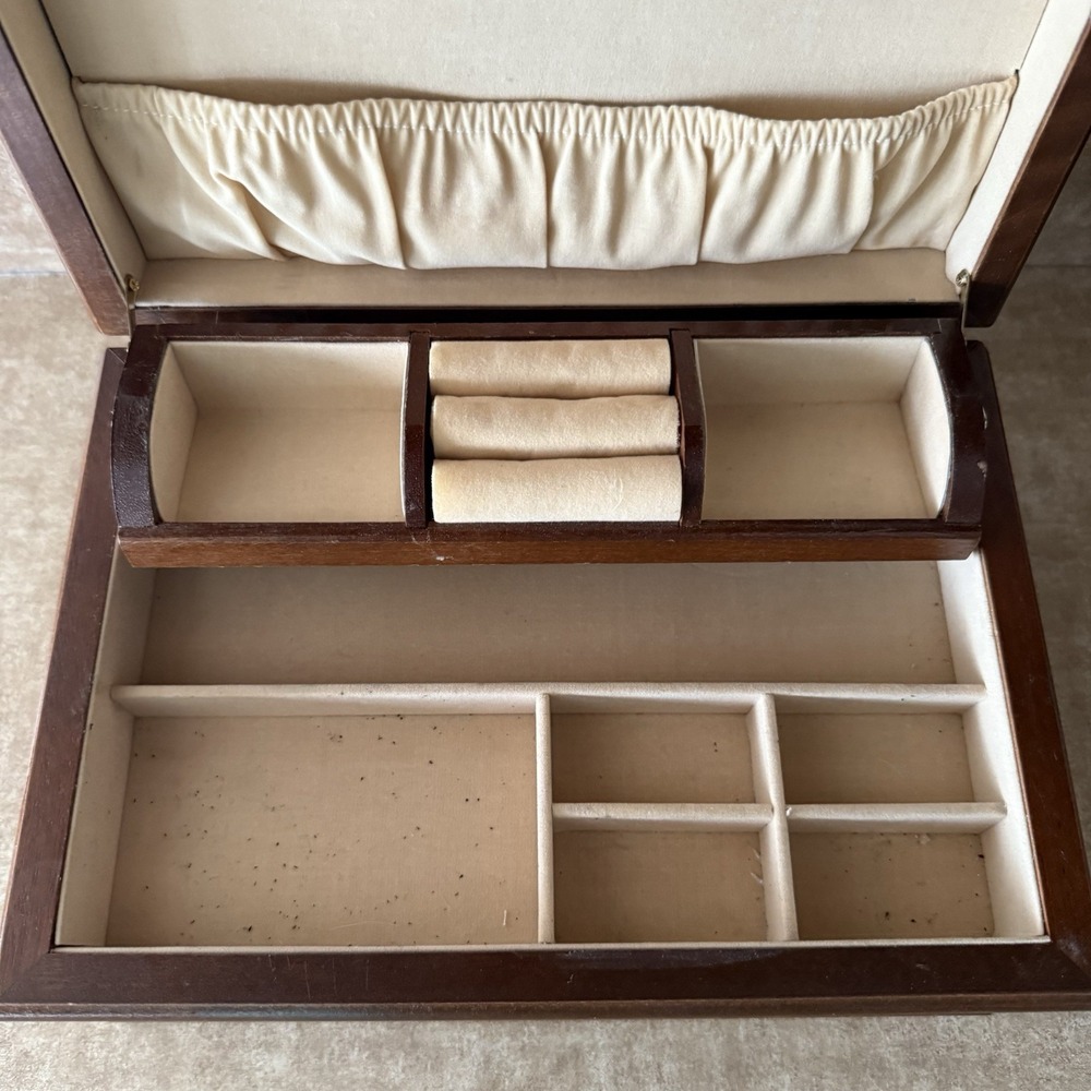 Vintage Rosalco Commodore Collection Jewelry Box Chest w/ Drawers 1987 - Picture 3 of 6